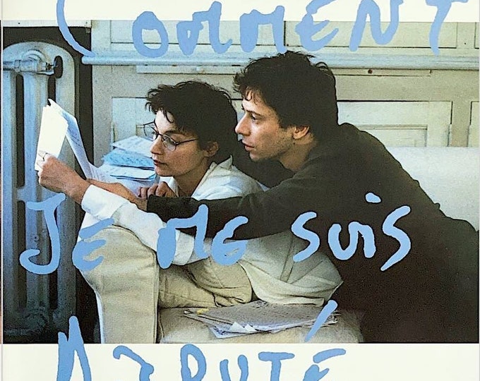 Or How I Got Into an Argument | 90s French Cinema, Mathieu Amalric, Arnaud Desplechin | 1997 original print | Japanese chirashi film flyer