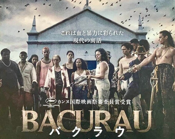 Bacurau | Brazilian Cinema, Juliano Dornelles, Kleber Mendonça Filho | 2020 original print | Japanese chirashi film flyer