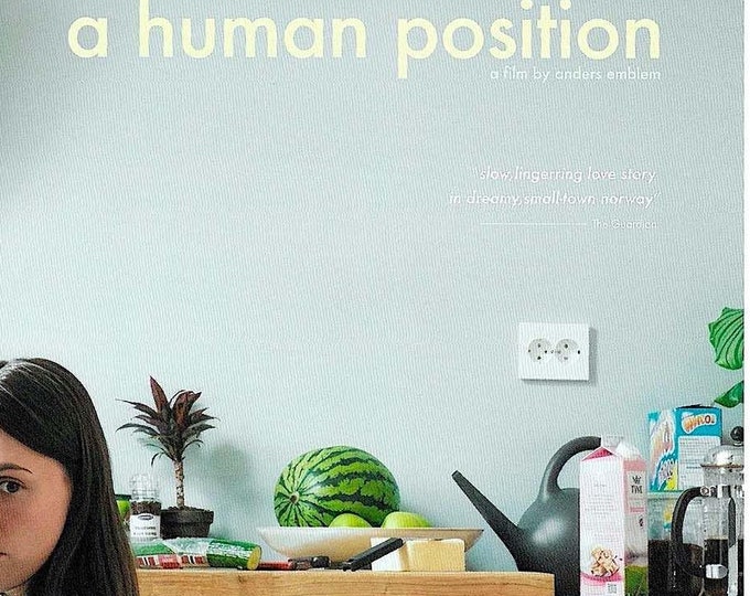 A Human Position | Norwegian Cinema, Anders Emblem | 2024 original print | Japanese chirashi film flyer