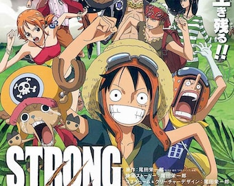 One Piece: Strong World | Japan Anime Series | 2009 original print | Japanese chirashi film poster