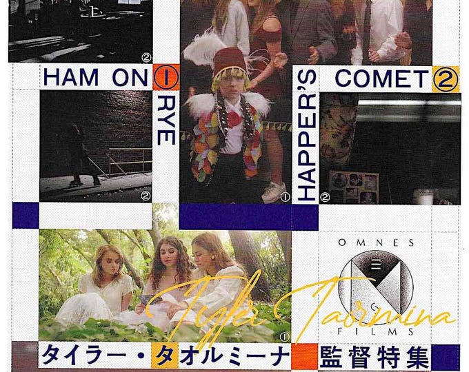 Ham on Rye + Happer's Comet | American Independent Cinema, Tyler Taormina | 2025 original print | Japanese chirashi film flyer