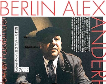 Berlin Alexanderplatz (B) | 80s Cult German TV Series, Rainer Werner Fassbinder | 2019 print, gatefold | Japanese chirashi film flyer