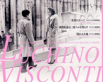 Rocco and His Brothers +2 | 40s-60s Luchino Visconti Retrospective, Alain Delon | 2015 print | Japanese chirashi film poster