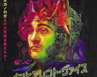 Inherent Vice | American Cinema, Joaquin Phoenix, PT Anderson | 2015 original print | Japanese chirashi film poster