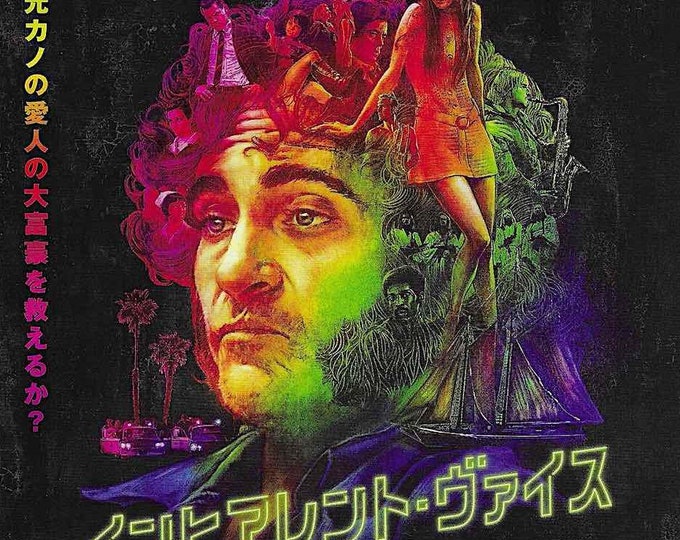 Inherent Vice | American Cinema, Joaquin Phoenix, PT Anderson | 2015 original print | Japanese chirashi film poster