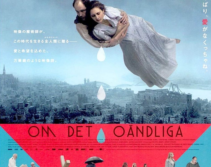 About Endlessness | Swedish Cinema, Roy Andersson | 2020 original print | Japanese chirashi film flyer