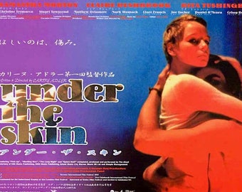 Under The Skin | 90s UK Classic, Carine Adler, Samantha Morton | 1999 original print | vintage Japanese chirashi film poster