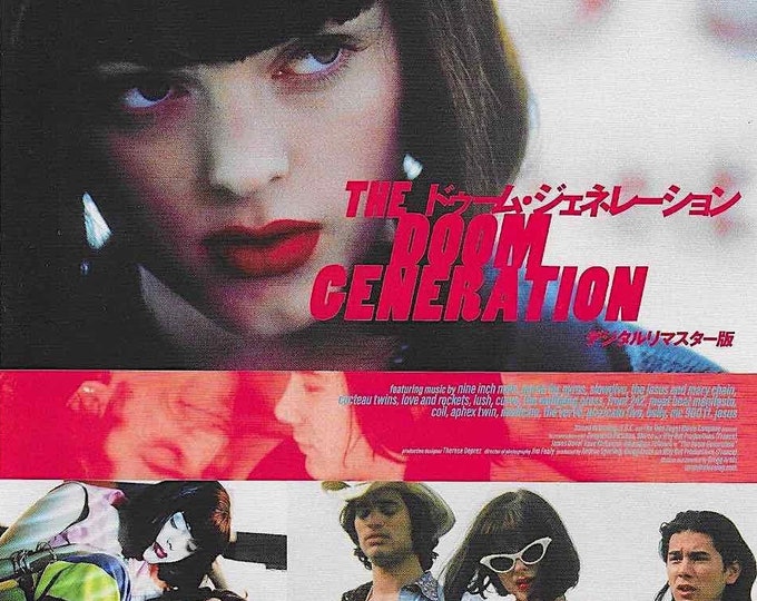 Doom Generation / Nowhere | 90s Cult American Cinema, Gregg Araki | 2024 print, gatefold | Japanese chirashi film flyer