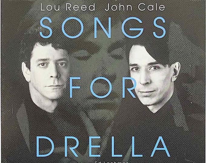 Songs For Drella | 90s Music Documentary, Velvet Underground | 2022 print | Japanese chirashi film flyer