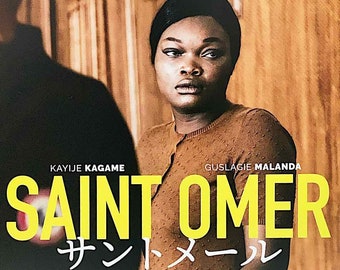 Saint Omer (A) | French Cinema, Alice Diop | 2023 original print | Japanese chirashi film poster