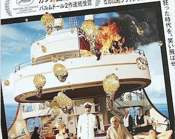 Triangle of Sadness | Swedish Cinema, Ruben Ostlund | 2023 original print | Japanese chirashi film flyer