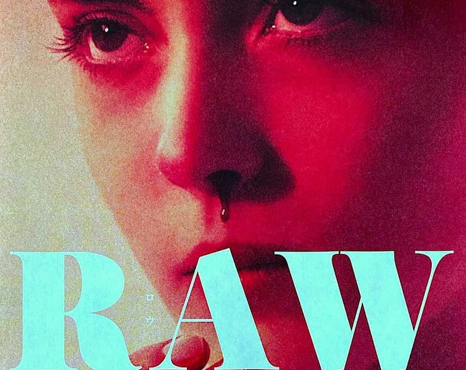 Raw | French Horror, Julia Ducournau, Garance Marillier | 2018 original print | Japanese chirashi film flyer