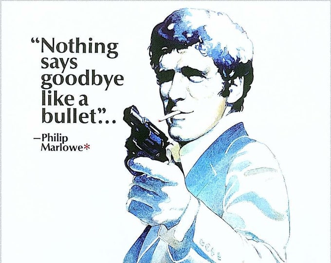 The Long Goodbye | 70s American Cult Classic, Robert Altman | 2023 print. gatefold | Japanese chirashi film flyer