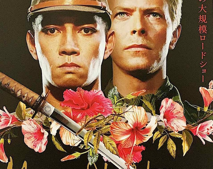 Merry Christmas Mr Lawrence (C) | 80s Japan Cinema, David Bowie, Ryuichi Sakamoto | 2023 print | Japanese chirashi film flyer