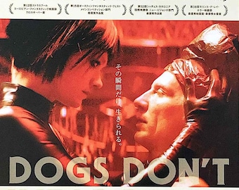 Dogs Don't Wear Pants | 10s Finnish Cinema, Jukka-Pekka Valkeapaa | 2020 original print | Japanese chirashi film poster