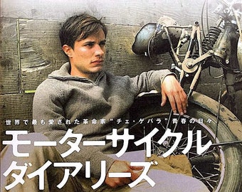 Motorcycle Diaries (A) | Gael Garcia Bernal, Rodrigo de la Serna | 2004 original print | Japanese chirashi film poster