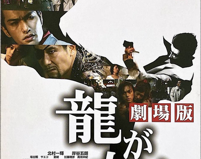 Like a Dragon | Japan Cinema, Takashi Miike | 2007 original print | Japanese chirashi film flyer