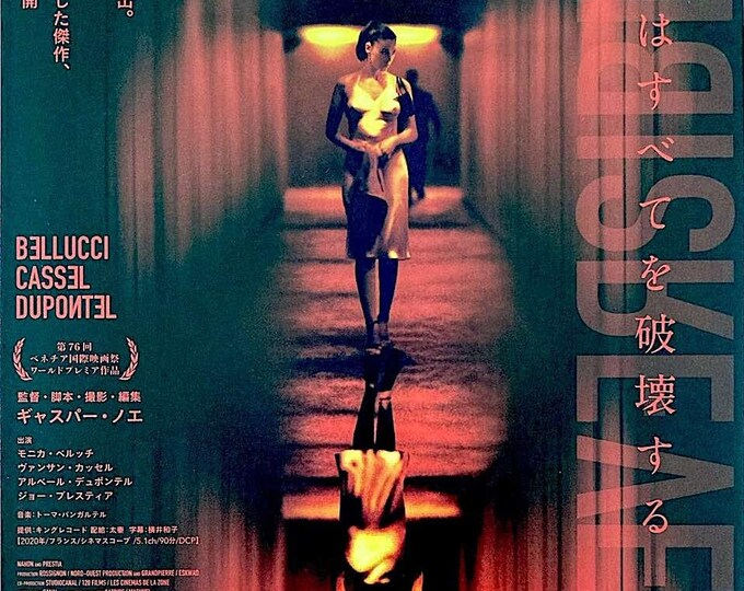 Irreversible (D) | Cult French Cinema, Gaspar Noe | 2021 print, gatefold | Japanese chirashi film flyer