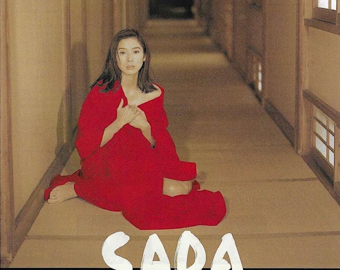 Sada | 90s Japan Cinema, Hiromi Kuroki, Nobuhiko Obayashi | 1998 original print | Japanese chirashi film flyer