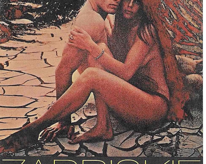 Zabriskie Point | 70s American Cult Classic, Michelangelo Antonioni | 1996 print | Japanese chirashi film flyer
