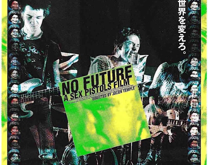The Filth and Fury | Sex Pistols Documentary, Julien Temple |  2000 original print | Japanese chirashi film poster