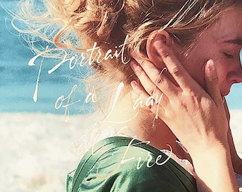 Portrait of a Lady on Fire (B) | French Cinema, Adele Haenel, Celine Sciamma | 2020 original print, foldout | Japanese chirashi film flyer