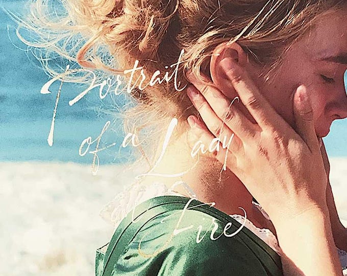 Portrait of a Lady on Fire (B) | French Cinema, Adele Haenel, Celine Sciamma | 2020 original print, foldout | Japanese chirashi film flyer