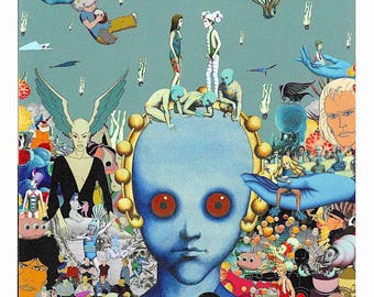 Fantastic Planet collection | 70s French Animation Classic, Rene Laloux | 2025 print | Japanese chirashi film flyer