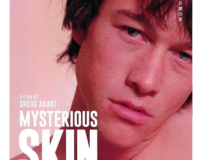 Mysterious Skin | Cult American Queer Cinema, Joseph Gordon-Levitt, Gregg Araki | 2025 print, gatefold | Japanese chirashi film flyer