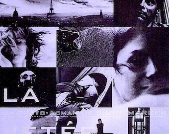 La Jetee | 60s French Art Cinema, Chris Marker | 1999 print | vintage Japanese chirashi film poster