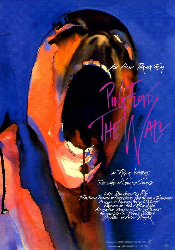 Pink Floyd The Wall B 80s Alan Parker Bob Geldof 02 Print Japanese Chirashi Film Poster Pink Floyd The Wall B 80s Alan Parker Bob Geldof 02 Print Japanese Chirashi Film Poster