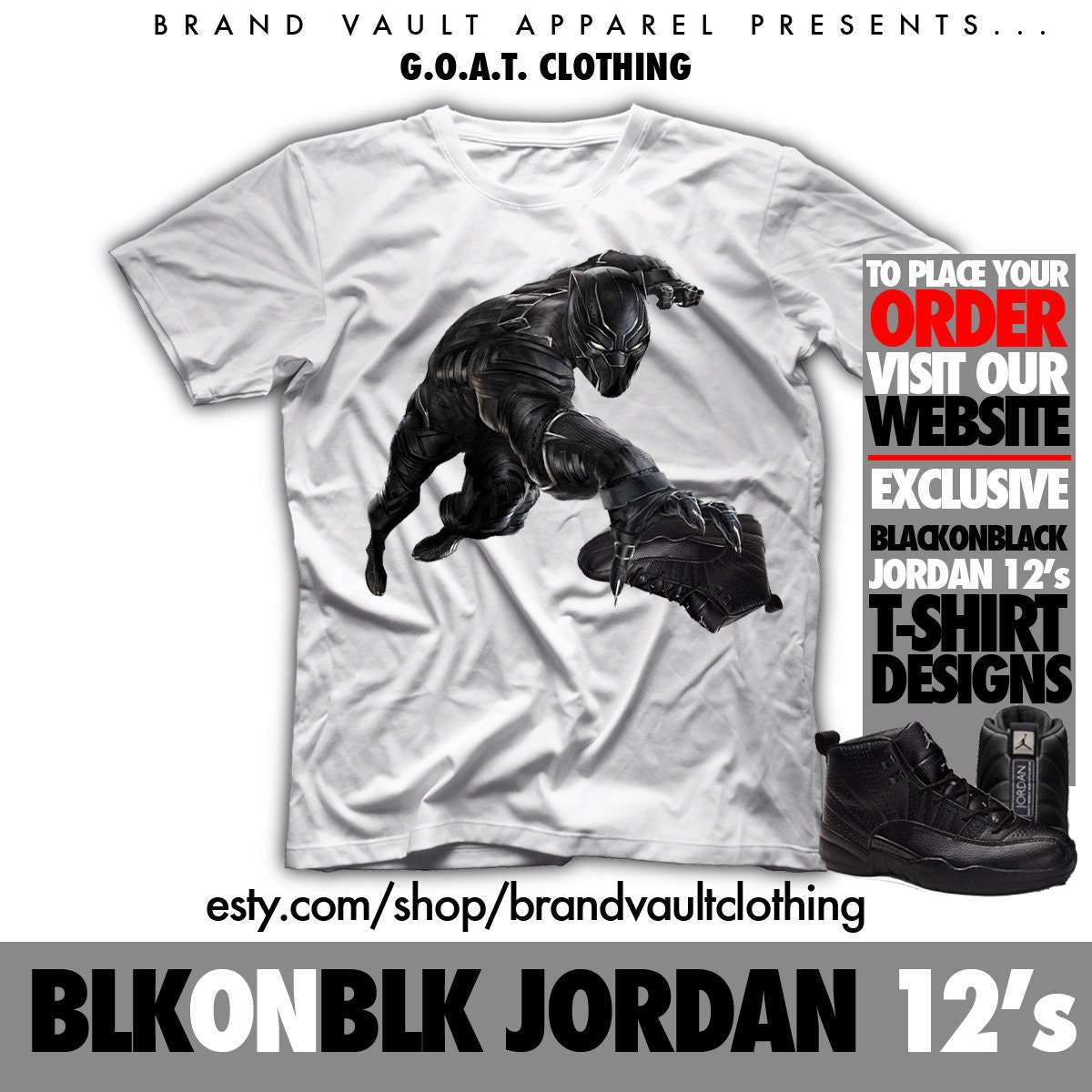 black panther jordan 12