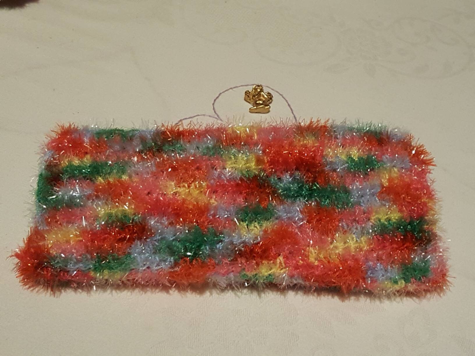 Eponge Tawashi en Laine Scintillante