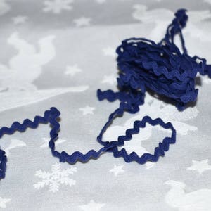 Set of navy blue cotton croquets image 3