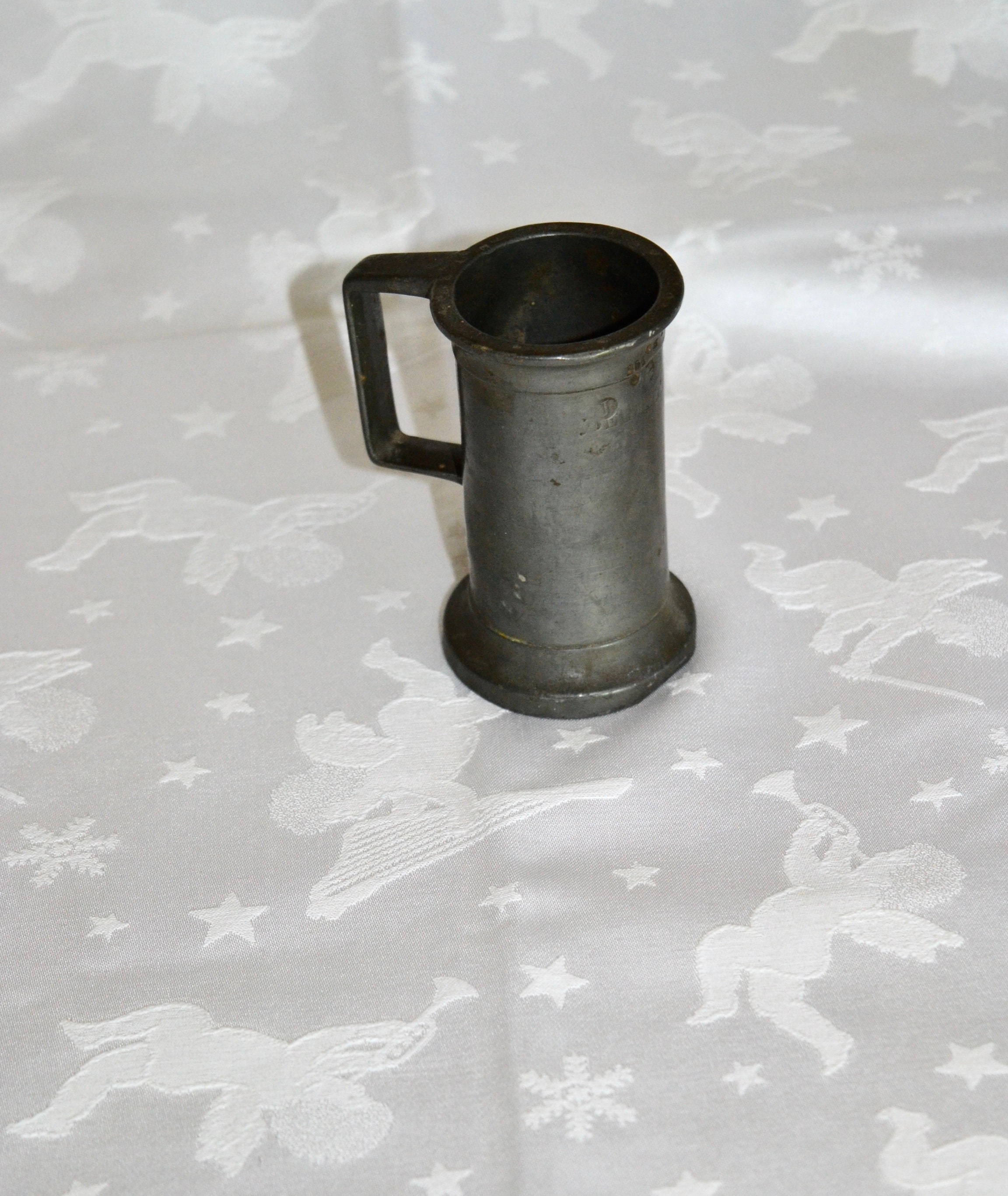 1 Mesureur en Étain Contenance 10 Cl