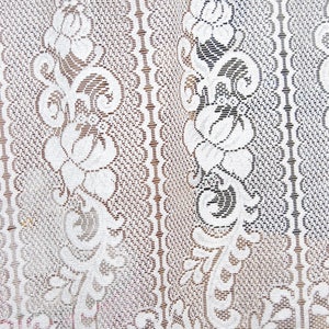 White lace curtain image 2