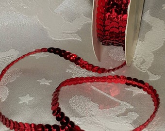 Ribbon of red sequins