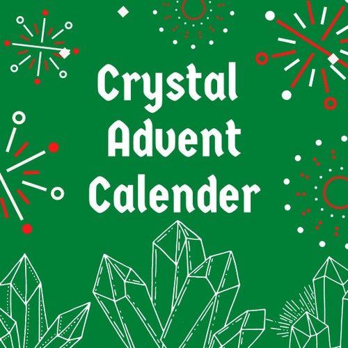 Crystal Advent Calendar // Holiday Countdown // 24 or 12 Days Etsy