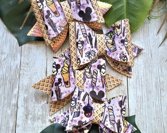 Laço de couro sintético da Disney Snacks