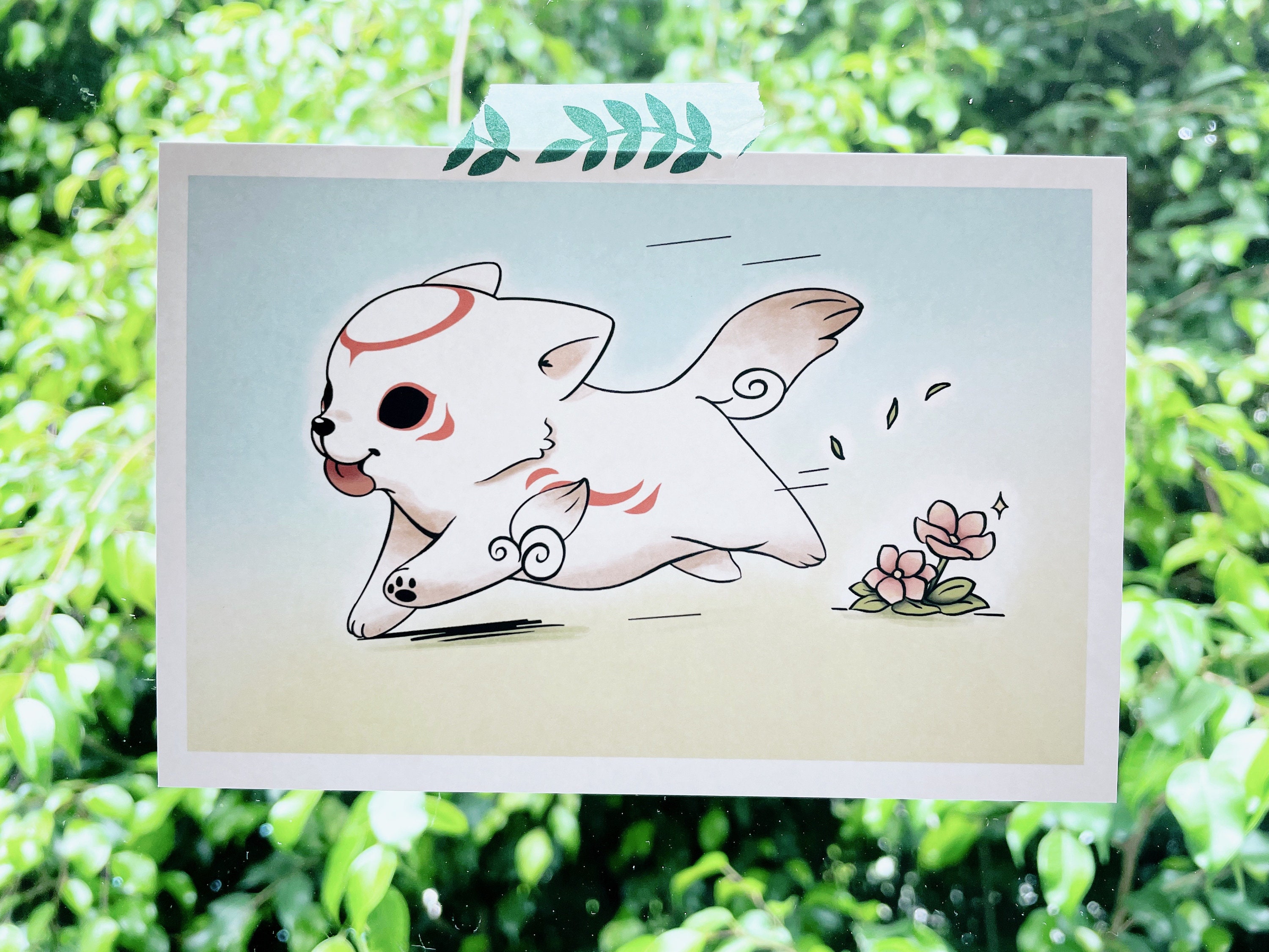 Okamiden Chibiterasu Character Art Board Print for Sale by