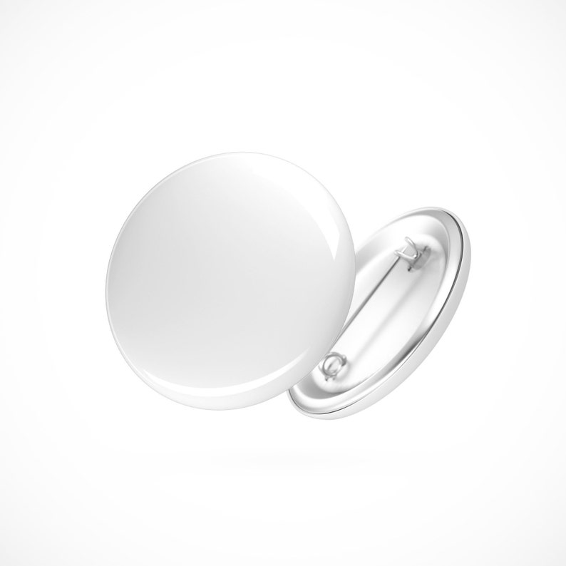 Blank Button Pins Blank Face Buttons white or Black FREE Etsy