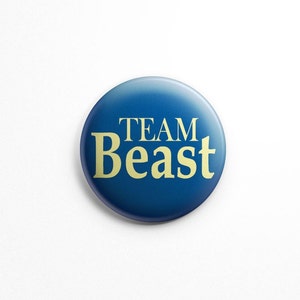 May include: A blue button with the text "TEAM Beast" in yellow.