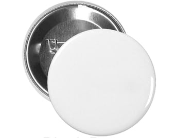 Blank Button Pins Blank Face Buttons white or Black, FREE SHIPPING, Pinback  Design Your Own Button by Adding Your Own Stickers or Draw -  Sweden