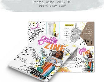 Faith Zine Vol. #1 Joy - Sharing God's Word - Christian Tract - Bible Journaling Printable