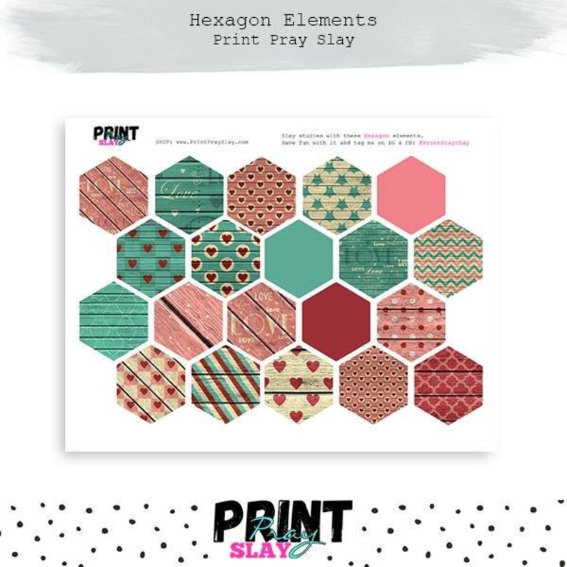 Vday Picket Hexagons for Bible Journaling Printable Hexagon Stickers Bible Journaling Stickers Gold Printables Hearts graphic about Printable Hexagons known as Vday Wooden Hexagons for Bible Journaling Printable Hexagon Stickers Bible Journaling Stickers Gold Printables Hearts