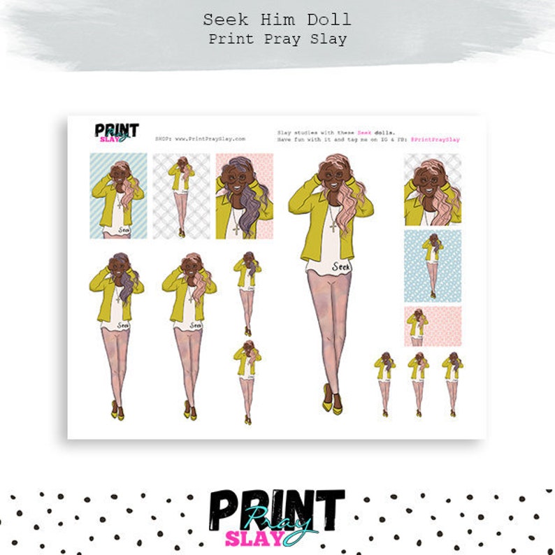 african american praying doll