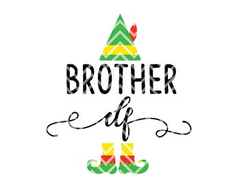 Brother Elf Cut File, Elf, Elf Clipart, Elf Cuttable, Christmas SVGs, Sublimation, SVGs, Cricut Cut File, Silhouette File, Cuttables