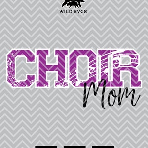Chor Mom SVG, Schulchor, Stimme, Singen, Cuttables, Sublimation, Druck Übertragung, Siebdruck, Cricut-Datei, Silhouette Datei, geschnitten Datei