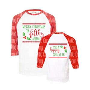 Merry Christmas Ya Filthy Animal SVG, Merry Christmas SVGs, Filthy Animal SVG, Christmas SVGs, SVGs, Cricut Cut File, Silhouette File