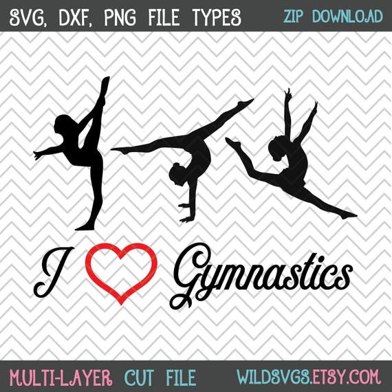 Download I Heart Gymnastics Svgs 2 Versions Gymnastics Svg Etsy SVG, PNG, EPS, DXF File